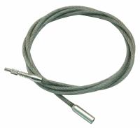 Шомпол гибкий ЧИСТОGUN универсальный от 22LR до 12 кал. - игла с гайкой + ерши 8/32, 100см. (CHS-2S-100)