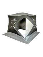 Палатка зимняя утеплённая 4-ёхместная WOODLINE ULTRA (205х205х190 см, юбка, вентиляция, 2 окна)