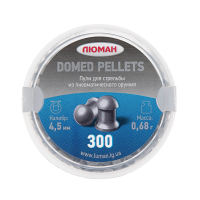 Пуля пневматическая "Люман" Domed pellets  0,68 г кал.4,5 мм (300 шт.)