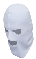 Шлем-маска Самурай, ткань флис, цвет белый (360197545)