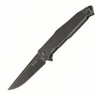 Нож складной Ruike P108-SB сталь Sandvik 14C28N, клинок Black Stonewash, рукоять 3Cr14N, замок Frame-Lock с Safety