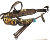 Патронташ закрытый №20 (кожа+кордура+доп.ремень) 20 калибр на 24 патрона (ИП Сёмин)