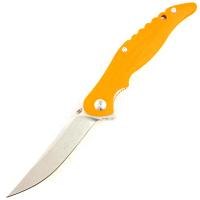 Нож складной REPTILIAN "Гранд-02" сталь 9Cr18MoV, рукоять оранж G10, замок Liner Lock, система IKBS