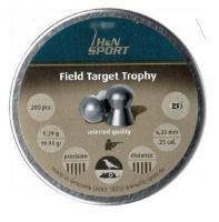 Пуля пневматическая "H&N Target Trophy" кал.6,35 мм, 1,30 г  (200шт./бан.) 