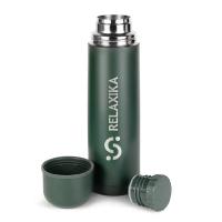 Термос Relaxika 101 (1 литр),  хаки "Кемпинг" (R101.1000.8)