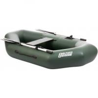 Лодка ПВХ Тонар Бриз 220 (вёсла + жёсткое сиденье), цвет зеленый