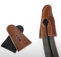 Кожаные законцовки Accmos для плеч классического лука 81х73х3,5 мм