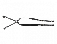 Портупея казачья (2)  кожа, цвет черный (150020033)