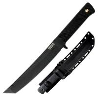 Нож с фиксированным клинком Cold Steel Recon Tanto сталь SK-5, рукоять Kraton, черное покрытие Black Tuff-Ex (49LRT)