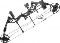 Лук блочный Centershot Grim черный KIT (усилие 7-27 кг, 88 м/с, сброс 75%, вес 1,6 кг)