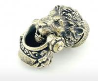 Пряжка для паракордового браслета EDC Лев латунь, вес 31 г