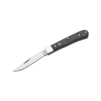 Нож складной Boker 110042 Trapper Uno Jute Micarta Black сталь 440С, рукоять микарта, замок Slip Joint
