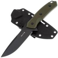 Нож с фиксированным клинком Mr.Blade "Hellcat СQB" сталь AUS-8, клинок Blackwash, рукоять G10 Olive (MB910-A8BSW/G10OD)