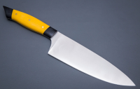 Нож кухонный "Универсал" сталь VG-10, ц/м рукоять, жёлтый G10 (66242)
