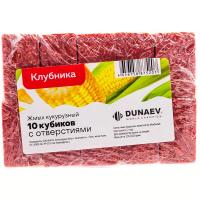 Жмых кукурузный Дунаев Клубника 10 кубиков, 300гр.