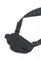 Кобура ПМ комбинированная,  кожа, цвет черный (110920033)