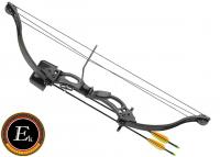 Лук детский блочный Ek Kirupira чёрный, сила 5,5-9 кг, для детей от 9 до 13 лет (CO-013B)