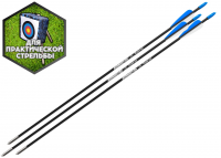 Стрела лучная фиберглассовая Centershot Sonic 30" оперение Parabolic 3"