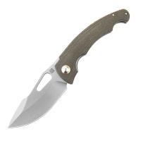 Нож складной Artisan Cutlery Xcellerator сталь AR-RPM9, рукоять micarta, замок Liner-Lock, дизайн Mike Snody (1860P-ODG)