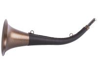 Горн охотничий 50 см (кожаная отделка), круглый (50roundbr)