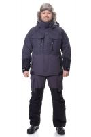 Тугур костюм для рыбалки GRAYLING, зимний -15, серый  