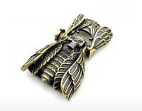 Пряжка для паракордового браслета EDC "Овод" латунь, вес 27 г