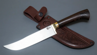 Нож Узбекский "Пчак" из кованой стали Х12МФ, рукоять венге, литьё латунь (10408)
