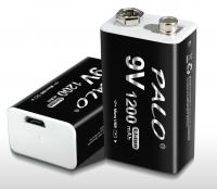 Аккумулятор литиевый PALO Крона 9V 1200mAh
