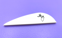 Оперение Blazer Vanes 2" цвет White, вес 0,38 г, длина 5,08 см., высота 1,45 см 