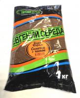 Прикормка для рыбы от Середы Карп - Карась "Семечка Чеснок" 1 кг