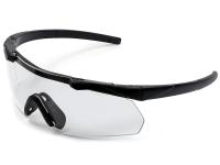Очки стрелковые ShotTime Caracal  черные, линза прозрачная (GST-035-BLK-C)