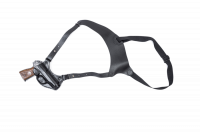 Кобура наплечная горизонтального ношения мод.Т1М ПЯ с планкой (МР353) кожа, цвет черный (136250033)