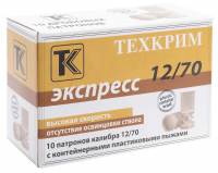 Патрон 12/70 Картечь 6,5 мм Экспресс (Техкрим)