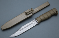 Нож Пехотинец из стали 95х18, рукоять Elastron, чехол пластик (66148)