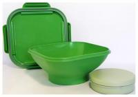 Контейнер для салата Aladdin Salad Set Papillon "салатник" 1 литр и 125 мл. для соуса (10-01327-001)