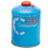 Баллон газовый СЛЕДОПЫТ 450 г, резьбовой, всесезонный (PF-FG-450R)