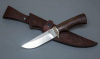 Нож Егерь кованый из стали 95х18, рукоять венге, литьё мельхиор (2703)