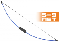 Лук детский классический Centershot Эльф сила до 5,4 кг, цвет синий (с комплектацией)