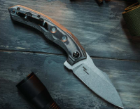 Нож складной Mr.Blade Shifter Bolide сталь 8Cr14MoV, рукоять микарта, клинок StoneWash, замок Liner-Lock (MBS034)