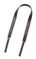 Ремень погонный с противоскользящей накладкой/ кожа/ коричневый (220340035)
