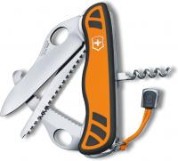 Нож перочинный Victorinox HUNTER XT 111 мм, 6 функций, с фиксатором лезвия, цвет жёлтый (0.8341.MC9)