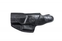 Кобура поясная мод. Kz ПСМ закрытая комбинированная, кожа, цвет черный (132340033)