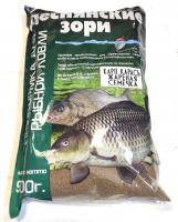 Прикормка для рыбной ловли ДЕСНЯНСКИЕ ЗОРИ Карп-Карась ЖАРЕНАЯ СЕМЕЧКА 900 г