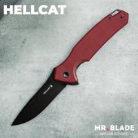 Нож складной Mr.Blade Hellcat сталь VG10, клинок BlackWash, рукоять G10 Burgundy (MB900-V10BSW/G10BG)