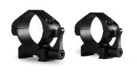 Кольца Hawke быстросъемные  стальные на 30мм Weaver средние,  рычажные (23016)