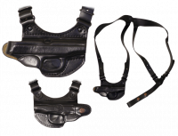 Кобура наплечная горизонтального ношения мод.Т Гроза-04 кожа, цвет черный (130430033)