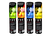 Факел огневой (синий) в бумажном корпусе