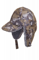 Бейсболка (шапка) утепленная Кондор, замша, расцветка лес соты, р.57-58 (361212629)