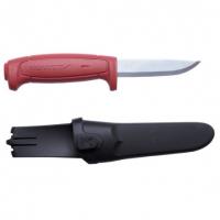 Нож Morakniv Basic 511, углеродистая сталь, красный (12147)