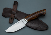 Нож Разделочный из стали Vanadis-8, рукоять айронвуд, притин мельхиор (66107)